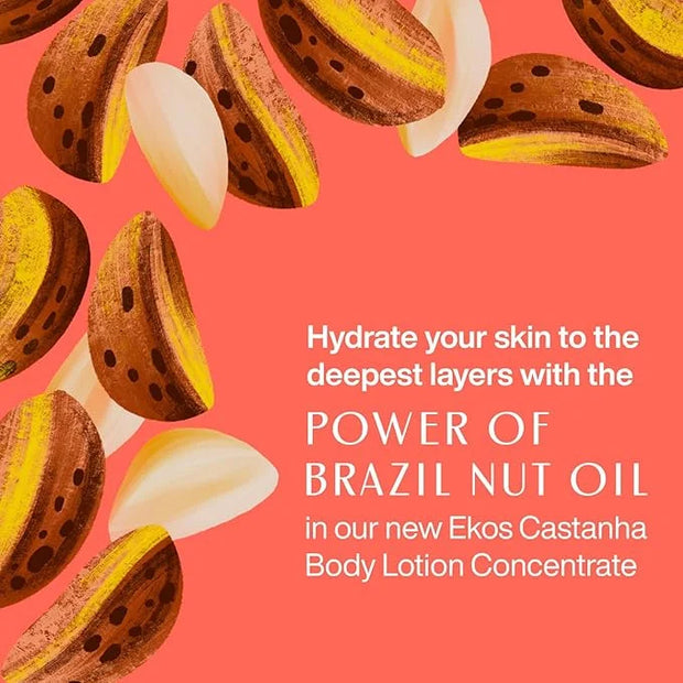 natura Ekos Castanha Body Lotion Concentrate Kit - Anti-Dryness - Deep Skin Hydration Moisturizer - Vegan Skin Care - Self...
