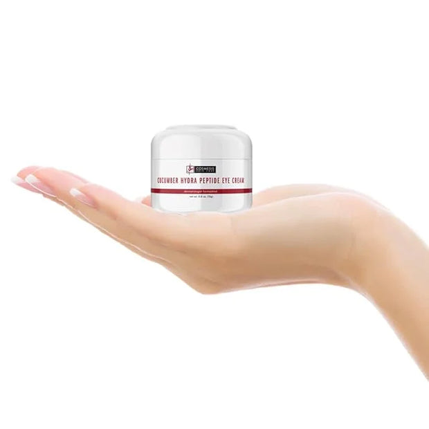 Cucumber Hydra Peptide Eye Cream - Minimize Fine Lines, Promote Smooth Skin & Protect Delicate Under-Eye Skin - 0.50 oz - ...