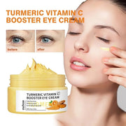 Turmeric + Vitamin C Booster Eye Cream, Brightening and Hydrating Eye Cream, Dark Circle Relief, Elasticity Treatment, Gen...