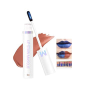 Matte Lip Gloss Peel Off Masque - Peel Off Lip Stain Tattoo, Chestnut Brown Peel Off Lip Tint，Long Lasting Waterproof Tran...