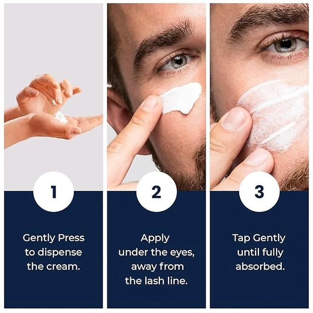 Under Eye Cream for Puffiness and Bags Under Eyes, Eye Bags Treatment for Men & Women - Anti Wrinkle Cream for Dark Circle...