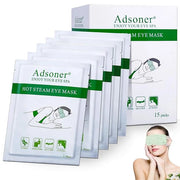 Steam Eye Mask, 15 Packs Hot Steam Eye SPA Mask for Dry Eyes, Travel Essentials & Relaxation Gifts for Women, Men Lavender...