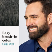Just For Men Mustache & Beard, Beard Dye for Men with Brush Included, With Keratin Biotin Aloe and Coconut Oil for Healthy...
