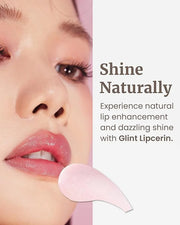 Glint Lipcerin (Pink Sparkle, 0.5fl oz) - Lasting Hydration, Plumping 5-in-1 Lip Care Gloss Balm with Glitter, Shea Butter...