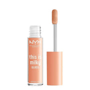 NYX PROFESSIONAL MAKEUP This Is Milky Gloss, Vegan Lip Gloss, 12 Hour Hydration - Milk & Hunny (Sheer Light Honey) - Produ...