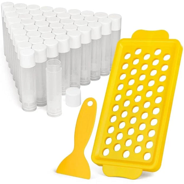 LotFancy Lip Balm Tubes with Filling Making