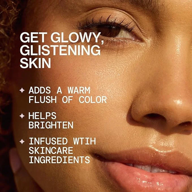 Pacifica Crystal Lit Glowy Glisten Drops – Face Makeup - Shimmery Multi-Use Liquid Blush/Highlighter for Radiant, Dewy Che...