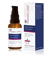 Retinol Boost Serum for Face and Neck with Collagen, Shea Butter & Chamomile Flower Extract | Plant Based Formula | Carefu...