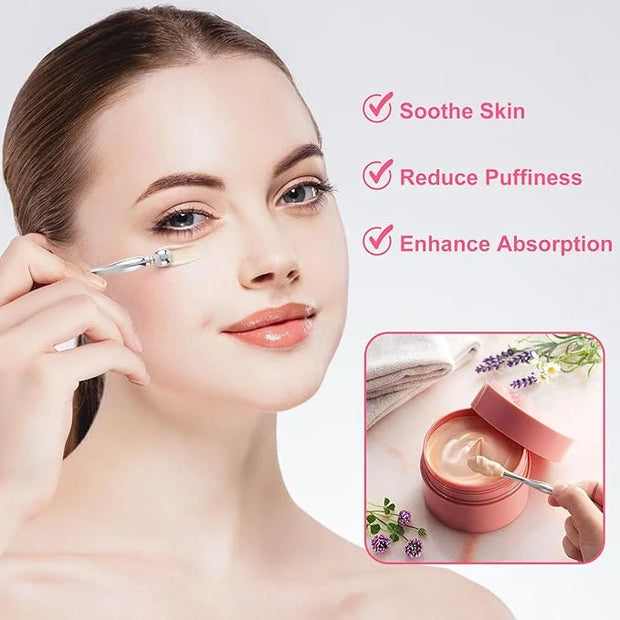 Joez Wonderful Under Eye Patches 2 Pairs, Silicone Reusable Eye Patches, Under Eye Mask for Skin Care Effect to Reduce Wri...