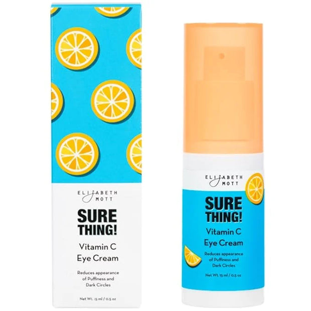 Elizabeth Mott Sure Thing Vitamin C Eye Cream – Hydrating, Brightening, Anti-Aging Eye Repair Treatment for Dark Circles &...