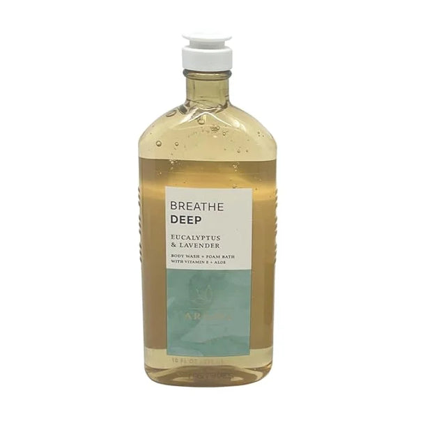 Bath & Body Works DEEP BREATHE Eucalyptus & Lavender 2-piece bundle - Body Wash and Body Cream - Product Image