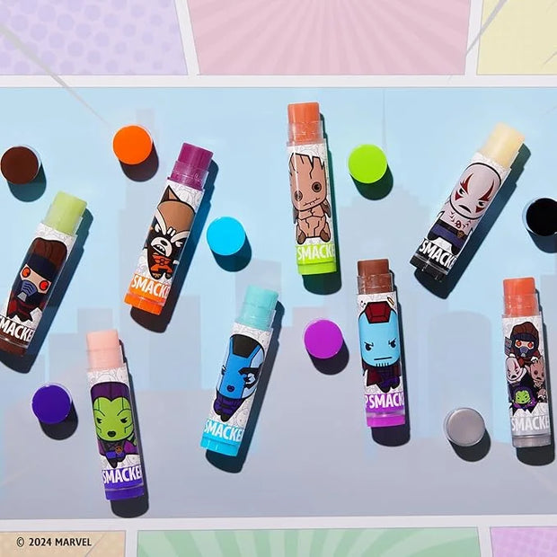 Lip Smacker Marvel Guardians of the Galaxy Party Pack - Hydrating Lip Balm, Hydrating & Protecting - Cruelty-Free - Produc...