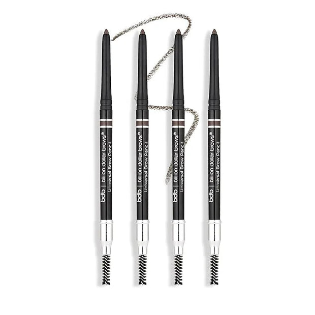 Billion Dollar Brows Universal Eyebrow Pencil – One Perfect Shade, Smudge-Proof, Waterproof, Self-Sharpening Tip, Effortle...