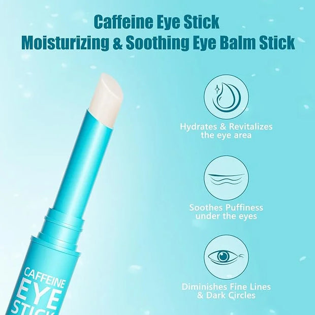 Soulight Caffeine Eye Stick, Anti-Aging Eye Balm, Advanced Revitalizing Eye Cream for Wrinkles, Dark Circles, Puffiness & ...