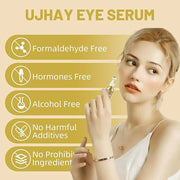 5% Caffeine Eye Cream, Under Eye Serum for Dark Circles, Puffiness & Wrinkles Fine Lines, Eye Roller Serum with 360° Massa...
