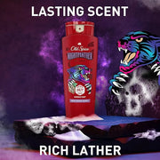Old Spice Cleansing Body Wash for Men, 3X Defense, 24/7 Shower Fresh with Lasting Scent, 2-in-1 Body & Face Wash, NightPan...
