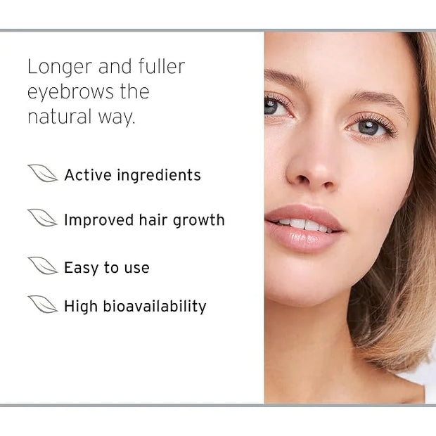 NutraBrow Eyebrow Enhancer - Eyebrow Growth Serum for Thicker Brows in 8-12 Weeks I Eyebrow Serum to Grow Brows I Made in ...