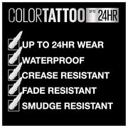 Maybelline New York Color Tattoo 24 Hour Longwear Cream Eyeshadow Makeup, Front Runner, 1 Count - Product Image