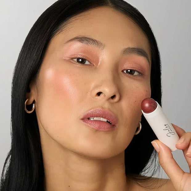 Julep Skip The Brush Cream to Powder Blush Stick - Desert Rose - Blendable and Buildable Color - 2-in-1 Blush and Lip Make...
