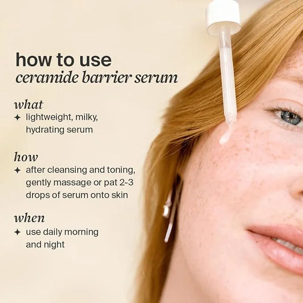 Cocokind Ceramide Barrier Serum, Hydrating Serum to Reduce Dryness, All Skin Types including Sensitive Skin, Fragrance Fre...