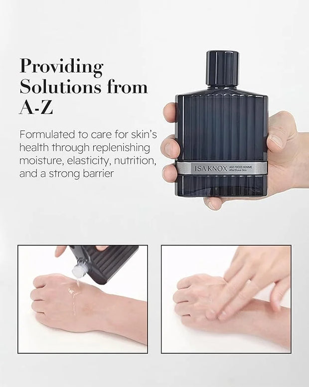 Isa Knox Age Focus Homme (All-in-one Essence, 4.1fl oz) - Refreshing and Moisturizing All-in-One Moisturizer, Protective B...
