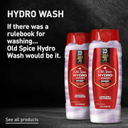 Old Spice Moisturizing Body Wash for Men, Hydro Wash, 2-in-1 Long Lasting Scent & Deep Hydration, 24/7 Shower Fresh, Swagg...