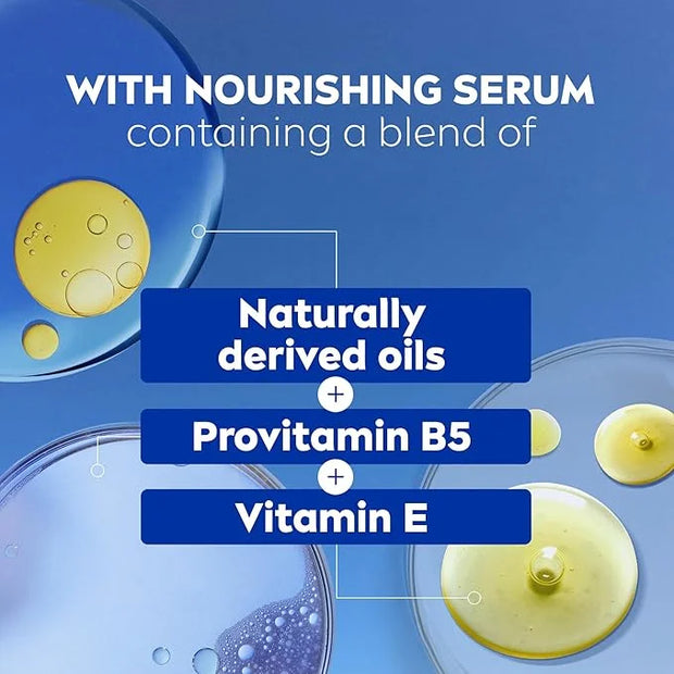 NIVEA Nourishing Botanical Blossom Body Wash with Nourishing Serum, Moisturizing Body Wash for Women, Enriched with Provit...