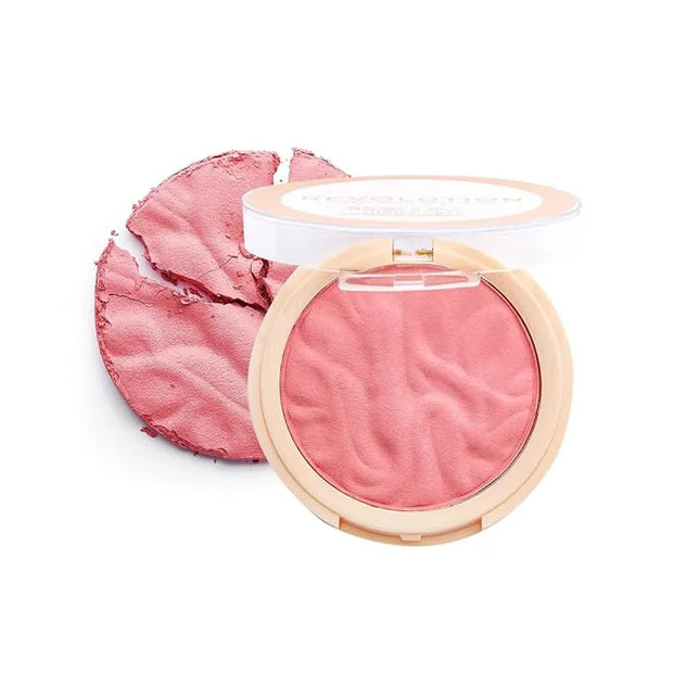 Revolution, Blusher Reloaded, Pressed Powder Face Blusher, Highly Pigmented & Long-Lasting Formula, Ballerina, 0.26 oz - P...