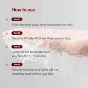 MEDITHERAPY Wrinkle-fit Tangle Eye Patch & Wrinkle-fit Face Mask - Under Eye Mask and Eye Cream for Eye Bags, Puffiness, a...