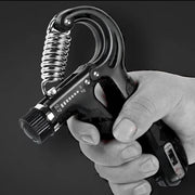 1Pcs Grip Strength Trainer Wrist Strengthener with Counter 11-132 Lbs/5-60kg(Black) Lbs/5-60kg(Black) - Product Image