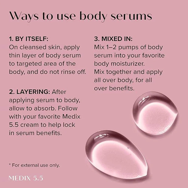 MEDIX 3% Concentrated Hyaluronic Acid Hydrating Gel Body Booster Dry Skin Moisturizer, Anti Aging Skin Care Booster For Re...