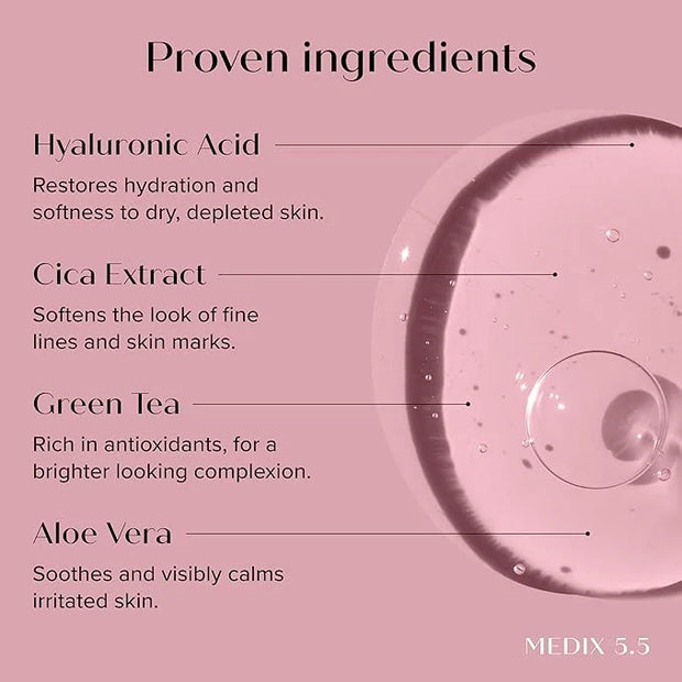 MEDIX Fragrance Free Firming Retinol Body Lotion + 3% Hyaluronic Acid Serum Booster 2pc Skin Care Set | Crepey Skin Care T...