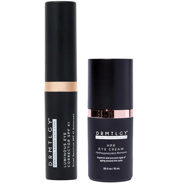 DRMTLGY Dark Circles Bundle - Medium: Luminous Eye Corrector SPF 41 & HPR Eye Cream - Product Image
