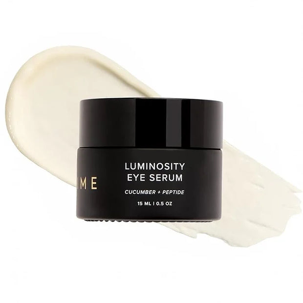 DIME Beauty Luminosity Eye Serum, Eye Cream Treatment With Caffeine for Dark Circles and Puffiness, 0.5 oz / 15 mL - Produ...