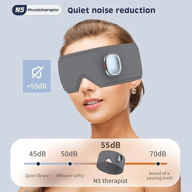 Heating or Cooling Eye Mask for Dark Circles and Eye Neck Padeye Mask Skincare and Puffiness, Intelligent Heating Physical...