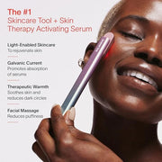Solawave Red Light Therapy Starter Kit | 4-in-1 Radiant Renewal Wand, Serum and Refill Bundle | Anti-Aging Facial Device w...