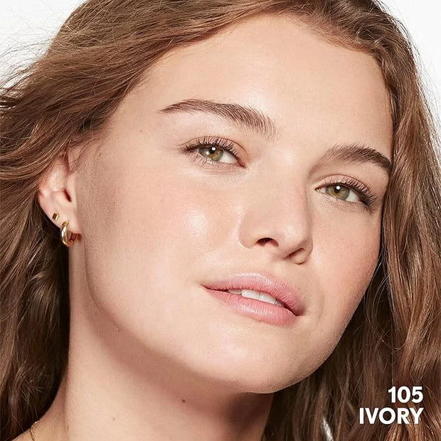 COVERGIRL Clean Invisible Foundation Makeup, Dewy & Glowy Natural Finish, Buildable Coverage, Skin-Like Smooth Look, Vegan...