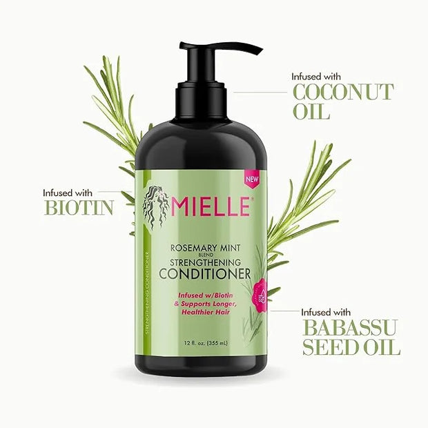 Mielle - Rosemary Mint - Biotin Infused - Encourages Growth Hair Products for Stronger and Healthier Hair - Shampoo & New ...