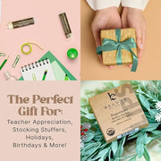 USDA Organic Peppermint Lip Balm - USA Made with Natural Ingredients, Chapstick for Dry Lips, Birthday Gifts for Her & Him...