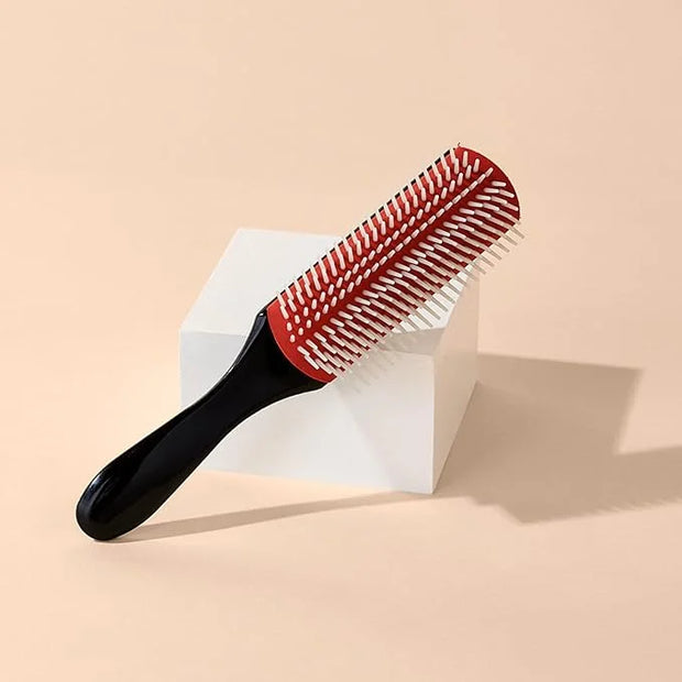 Diane 9-Row Professional Styling Brush, Nylon Pins for Thick or Curly Hair, Use with Wet Hair and Distributing Conditioner...