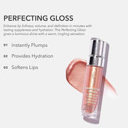 HydroPeptide Perfecting Gloss, Lip Enhancing Treatment, Long-Lasting Volume and Hydration, Nude Pearl, 0.17 Ounce - Produc...