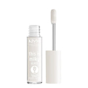 NYX PROFESSIONAL MAKEUP This Is Milky Gloss, Lip Gloss with 12 Hour Hydration, Vegan - Coquito Shake (Milky Clear) - Produ...