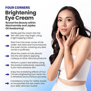 Eye Cream with Vitamin C, Niacinamide (Vitamin B3) & Jojoba Oil - Product Image