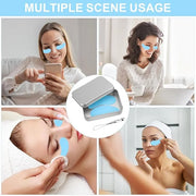 Reusable Eye Patch, Silicone Reusable Eye Gel Pads Eye Wrinkle Patches Under Eye Mask, Plump Fine Lines & Wrinkles with Me...