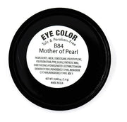 Mother of Pearl Frosted White 100 Pure Ivory Nude Beige Shimmer Pressed Powder Single Vegan Eyeshadow; Talc, Paraben & Cru...