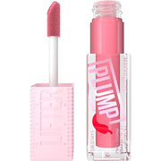 MAYBELLINE Lifter Gloss Lifter Plump, Plumping Lip Gloss with Chili Pepper and 5% Maxi-Lip, Blush Blaze, Sheer Pale Pink, ...