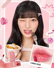 Glow Bokki Glossy Lip Tint, Korean Beauty (GB05 Carbo Rosé, 4.1 grams) - Product Image