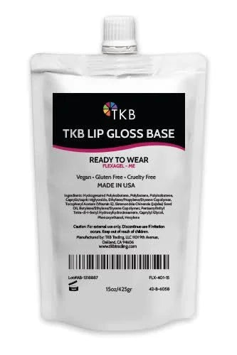 TKB Lip Gloss Base (Flexagel ME)| Clear Lip Gloss Base for DIY Lip Gloss| Ready-to-Wear| Moisturizing, High Shine, Crystal...