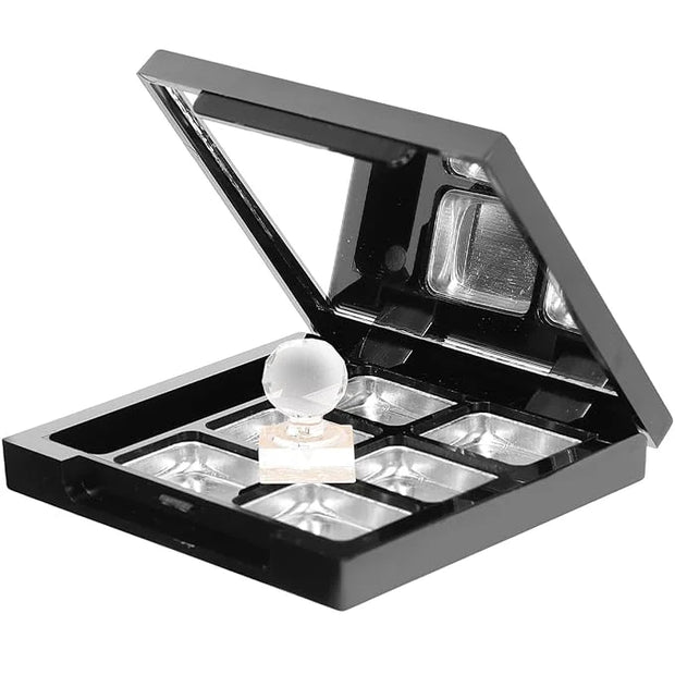 Healifty Empty Lipstick Palette Pan 6-grid Magnetic Eyeshadow