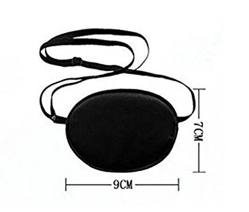 Adult Eye Patch-Adjustable Soft and Comfortable Silk Eye Patch Single Eye Mask for Amblyopia Lazy Eye - Product Image
